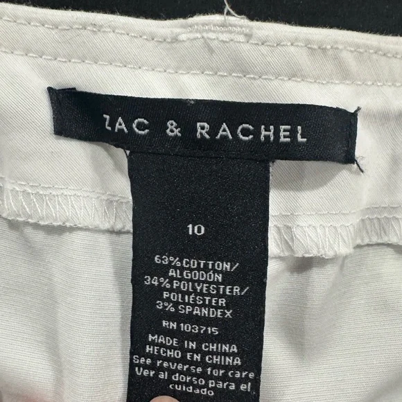 Zac & Rachel White Wide-Leg Cropped Jeans - Picture 2 of 3